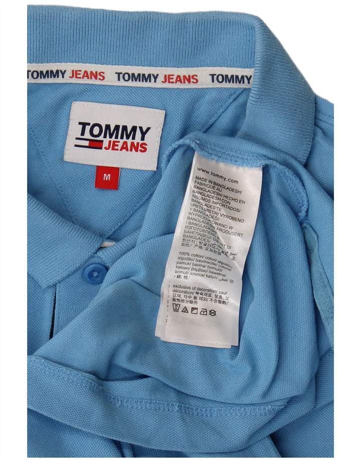 Męska koszulka polo Tommy Hilfiger w kolorze średnioniebieskim, bawełniana