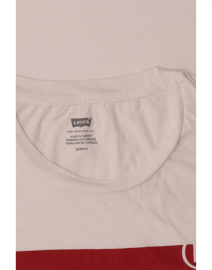 Damska koszulka z grafiką Levi's Top UK 10 Small White
