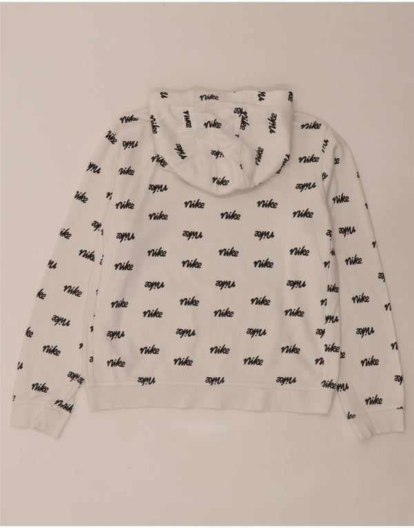 Chłopięca bluza z kapturem Nike Graphic Standard Fit 13-14 lat XL, biała bawełna