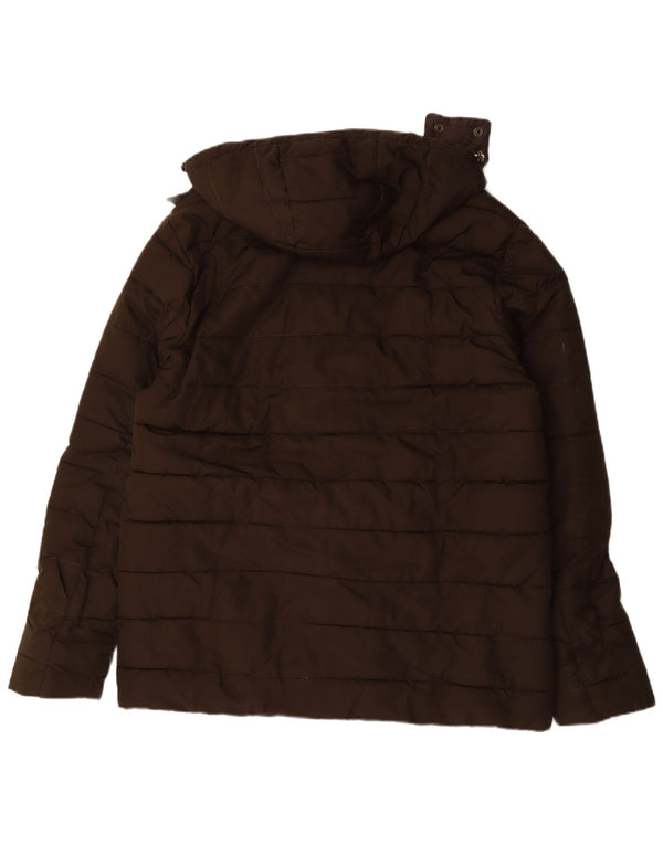 Męska ocieplana kurtka z kapturem Barbour UK 42 XL Brązowa