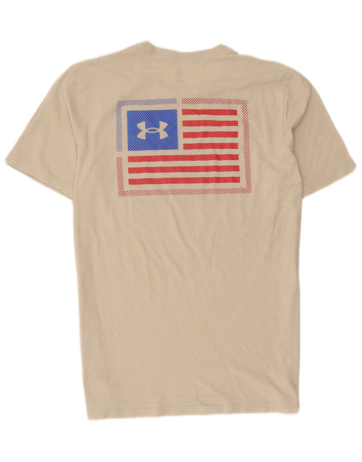 Męski t-shirt z grafiką Under Armour w kolorze średniego beżu