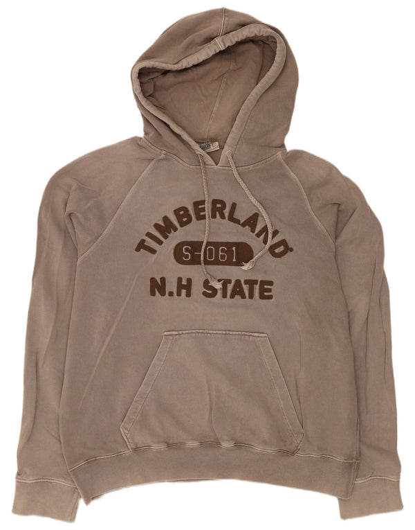 Męski sweter z kapturem Timberland XL, brązowy, bawełniany