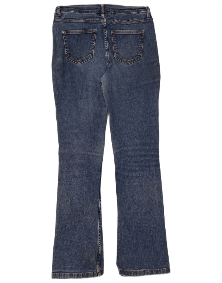 MARKS & SPENCER Damskie jeansy Bootcut o regularnym kroju UK 10 Małe W30 L30 Niebieskie