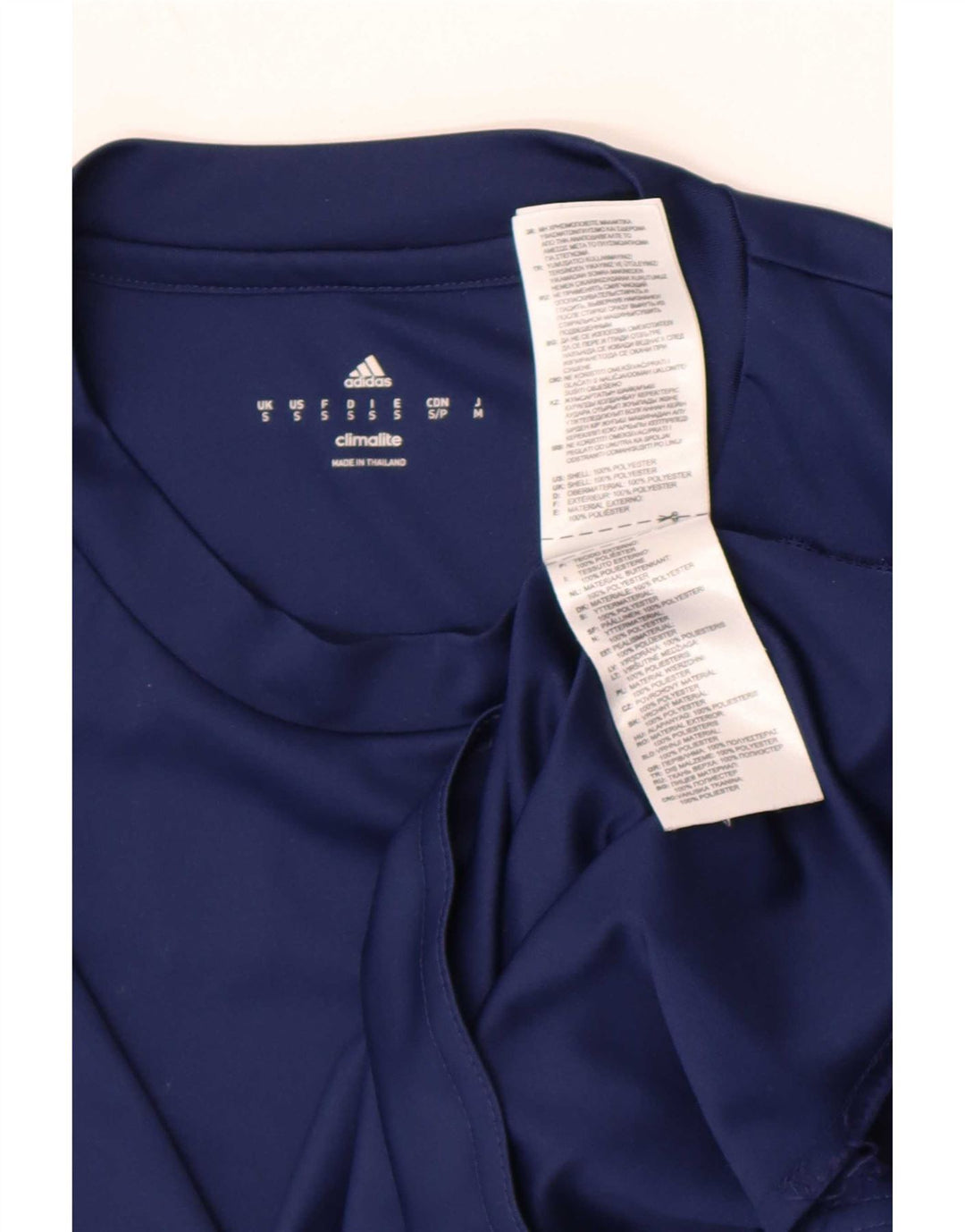 Adidas Męska koszulka Climalite Top, mała, granatowa, z poliestru