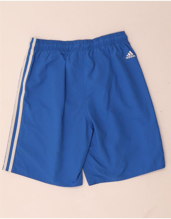 Chłopięce spodenki sportowe Adidas z grafiką 15-16 lat Niebieski poliester