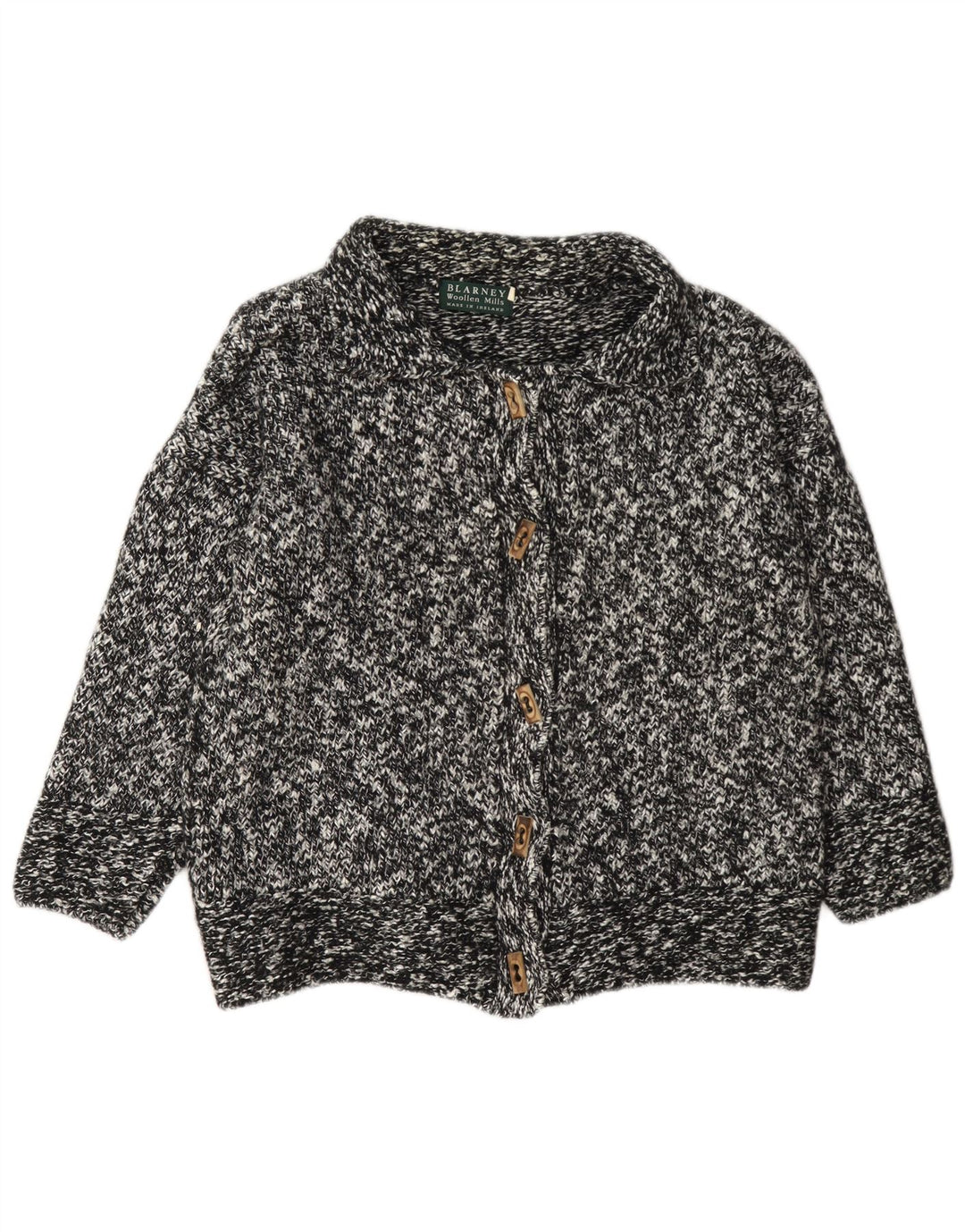 Sweter damski Blarney UK 14, duży, czarny, wełniany