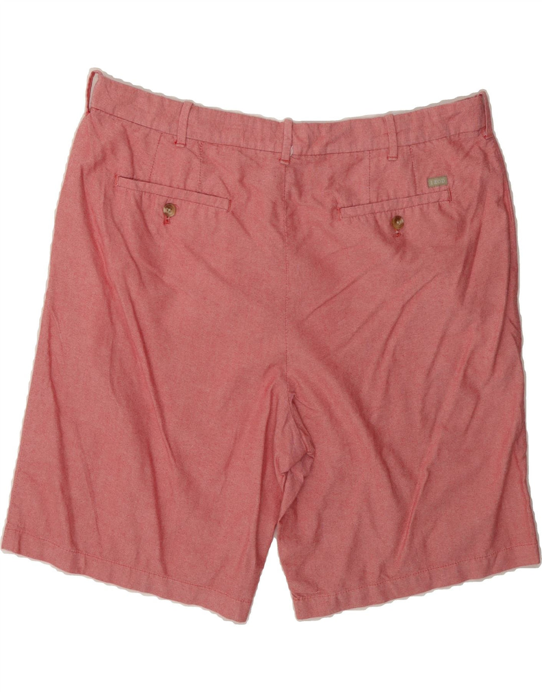 IZOD Mens Chino Shorts W40 XL Pink Cotton Vintage Izod and Second-Hand Izod from Messina Hembry 