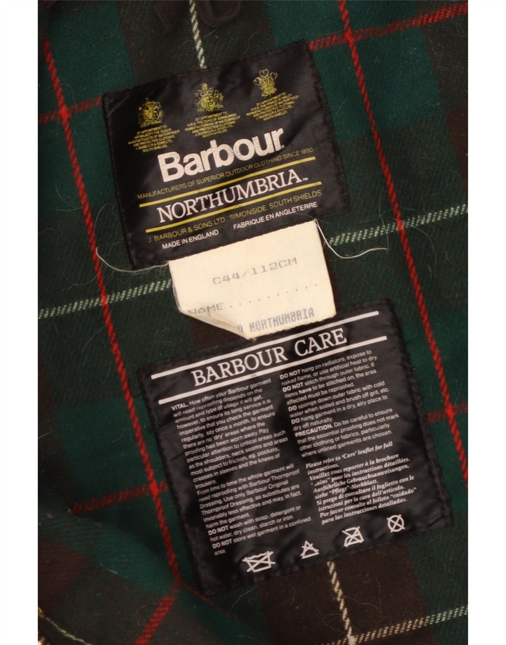 Kurtka męska Barbour Northumbria z woskowanej bawełny UK 44, duża bawełna khaki