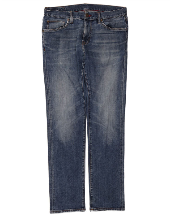 Męskie proste dżinsy Tommy Hilfiger W34 L32 niebieskie