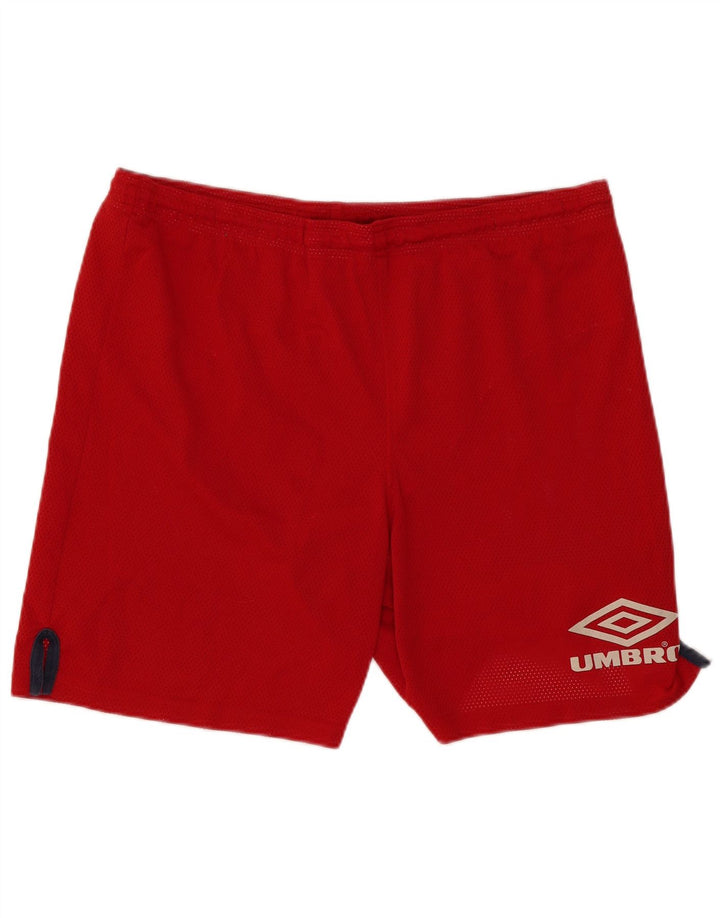 Męskie spodenki sportowe Umbro, duże, czerwone
