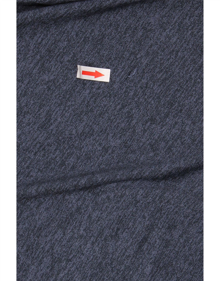 Męska koszulka polo Under Armour, średnia, granatowa, poliestrowa w plamki