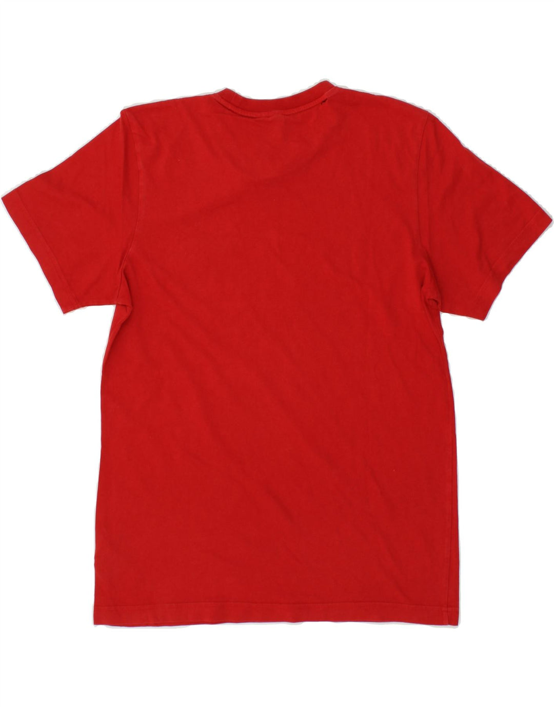 ADIDAS Mens Graphic T-Shirt Top Medium Red Cotton Vintage Adidas and Second-Hand Adidas from Messina Hembry 