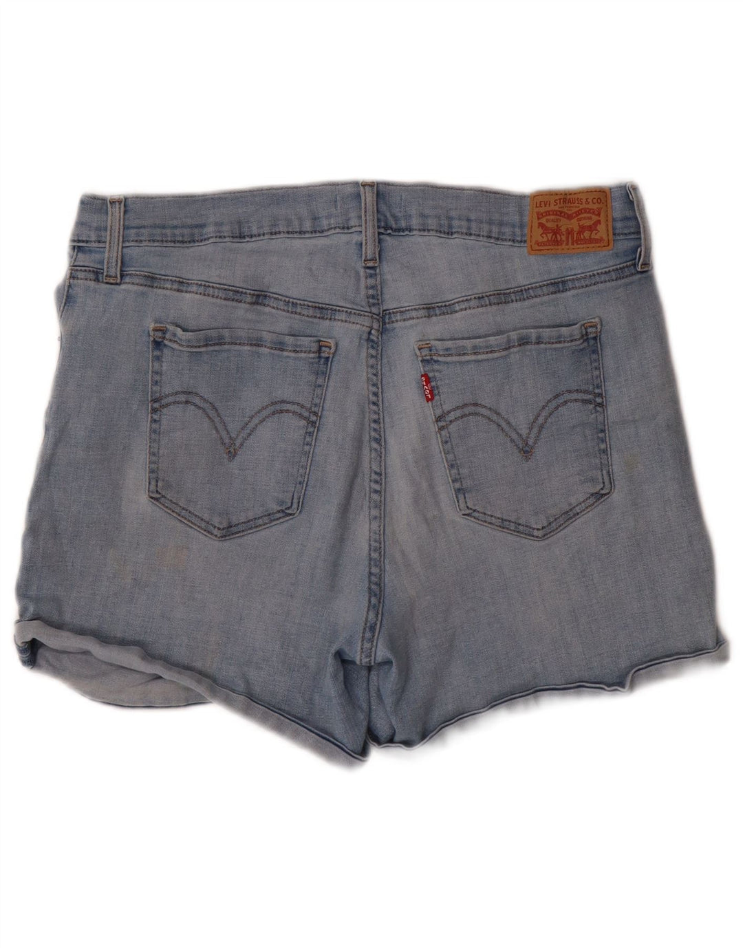Damskie spodenki jeansowe LEVI'S W32, duże, niebieskie, bawełniane
