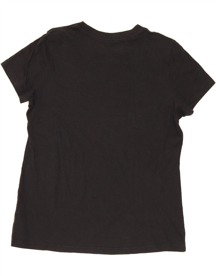 NIKE Womens Graphic T-Shirt Top UK 14 Medium Black Cotton Vintage Nike and Second-Hand Nike from Messina Hembry 