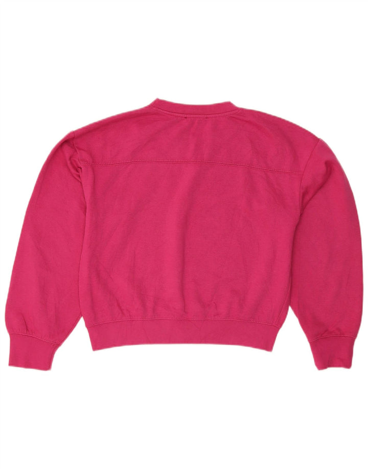 Damski sweter typu Crop Oversize Zara UK 10, mały, różowy