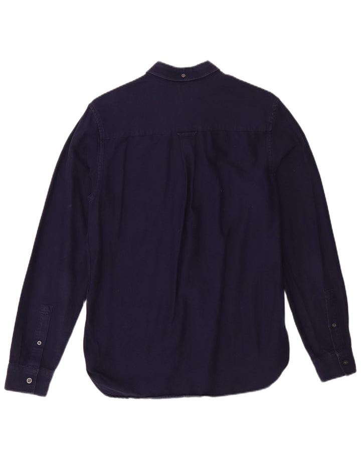 Koszula męska Lyle & Scott, mała, granatowa, bawełniana