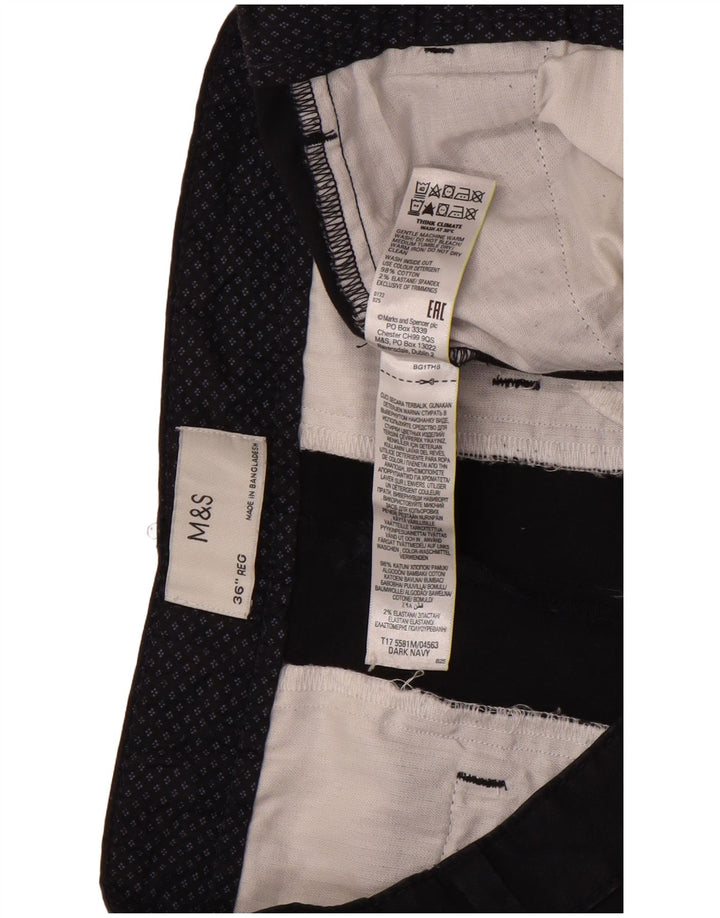 Męskie spodenki Chino Marks & Spencer W36, duże, granatowe, bawełniane