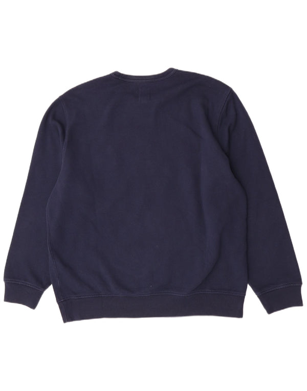 Męska bluza z grafiką Gap XL, granatowa, bawełniana
