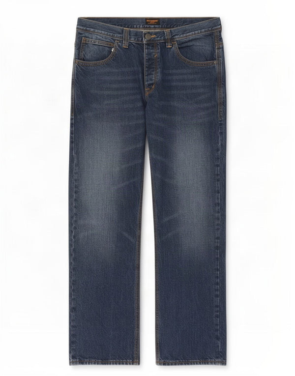 Męskie jeansy Ben Sherman Icon Straight W36 L30 Niebieskie bawełniane