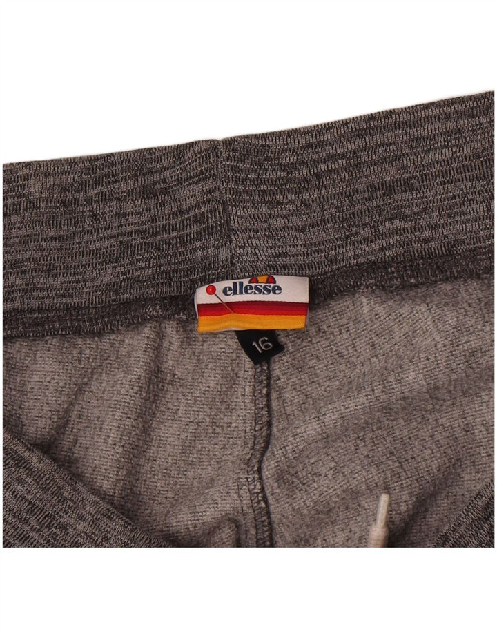 Damskie spodnie dresowe Ellesse Joggers UK 16, duże, szare, poliestrowe