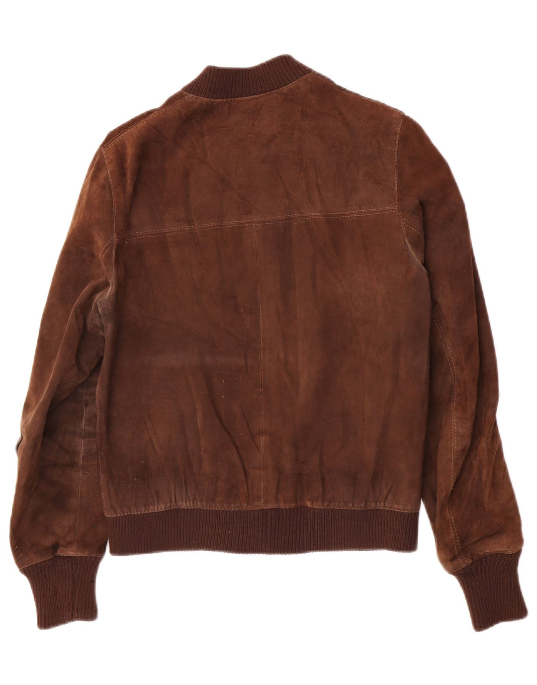 Vintage męska zamszowa kurtka bomber IT 48 średni brąz