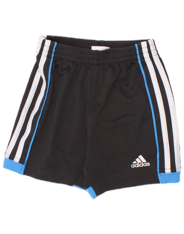 Chłopięce spodenki sportowe Adidas 2-3 lata Czarny poliester z blokami kolorów