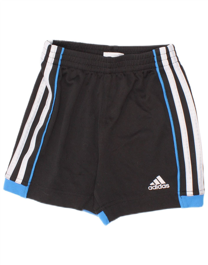 Chłopięce spodenki sportowe Adidas 2-3 lata Czarny poliester z blokami kolorów