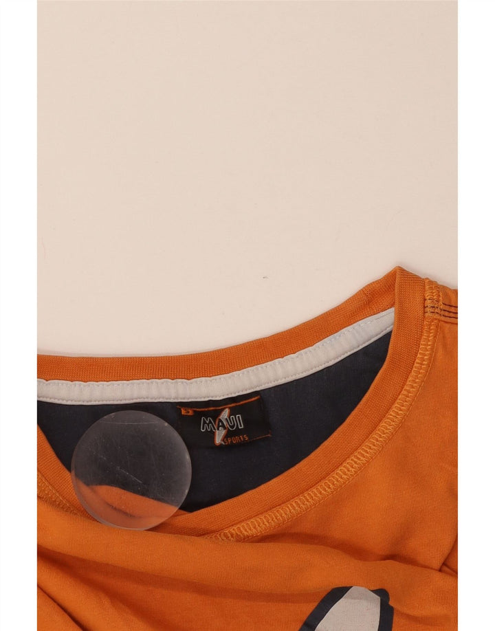 Damska koszulka z grafiką Maui and Sons Top UK 10, mała, pomarańczowa bawełna