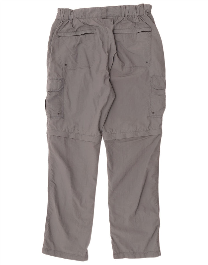 Męskie proste spodnie cargo Mountain Warehouse W34 L31 Szary nylon