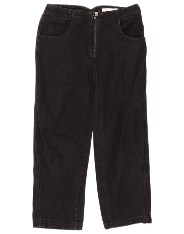 Damskie proste dżinsy Zara EU 36 XS W26 L23 Czarna bawełna