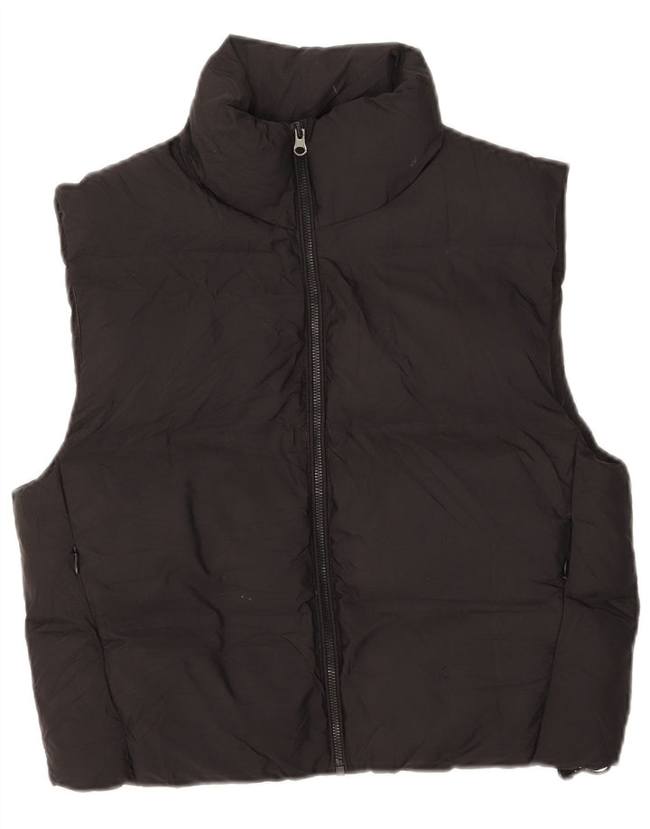 Damska wyściełana kamizelka oversize ZARA Crop UK 6 XS, czarna, poliester