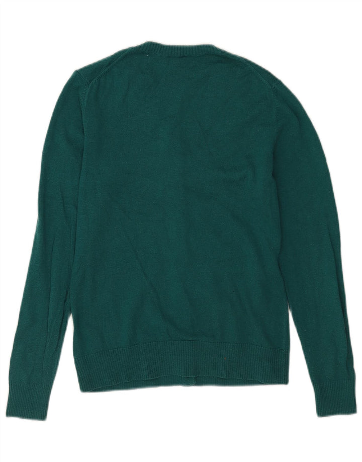 Sweter damski Gap Cardigan UK 12 Średni zielony bawełniany