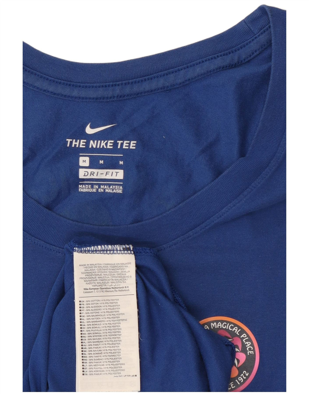 Męska koszulka z kamizelką z grafiką Nike, średnia niebieska, bawełniana