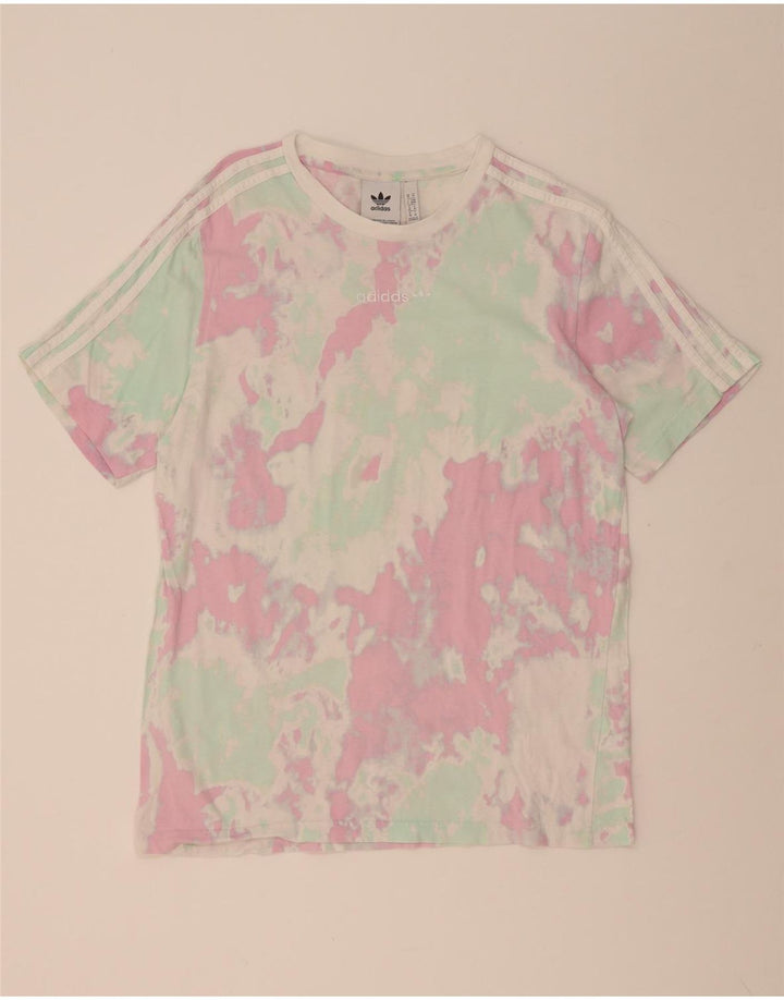 Adidas Męska koszulka Top Medium Multicolored Tie Dye Cotton