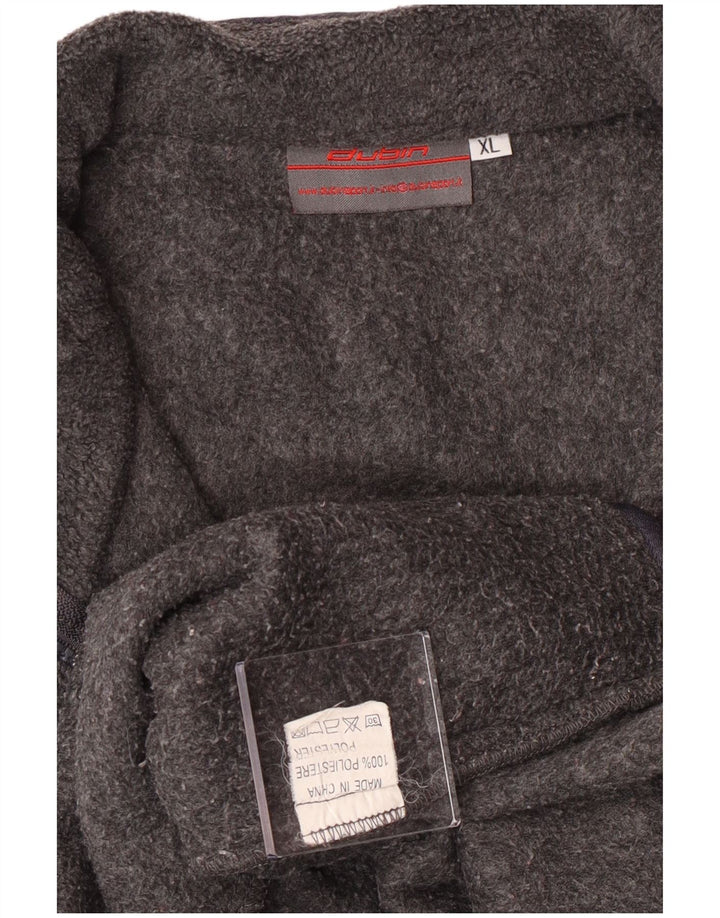 Męska kamizelka polarowa Vintage UK 42 XL, szary poliester