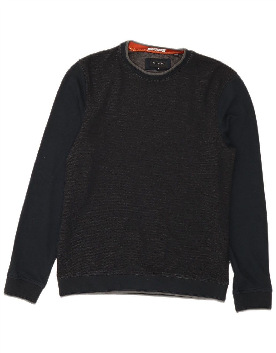 Męski sweter Ted Baker, rozmiar 2, mały, granatowy, z blokami kolorów