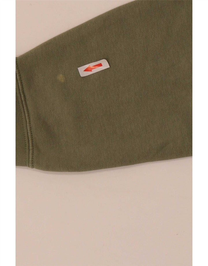 Męska bluza dresowa Nike, średnia, zielona, bawełniana, sportowa