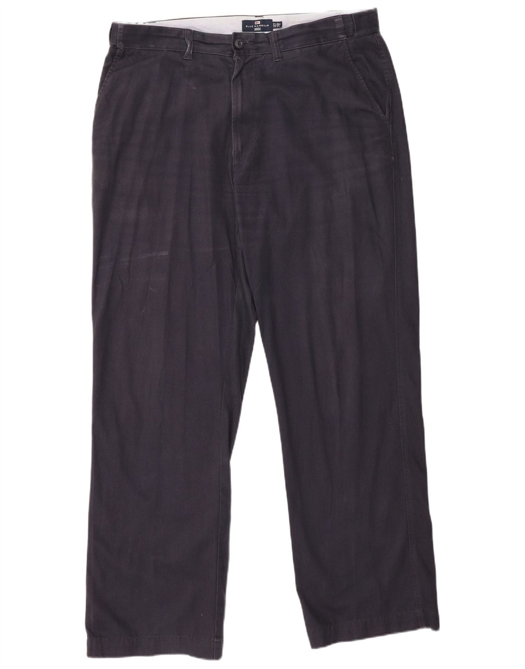 Męskie spodnie chino Marks & Spencer Blue Harbor Straight W36 L31 granatowe