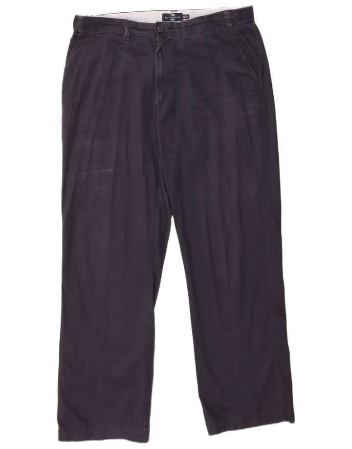Męskie spodnie chino Marks & Spencer Blue Harbor Straight W36 L31 granatowe