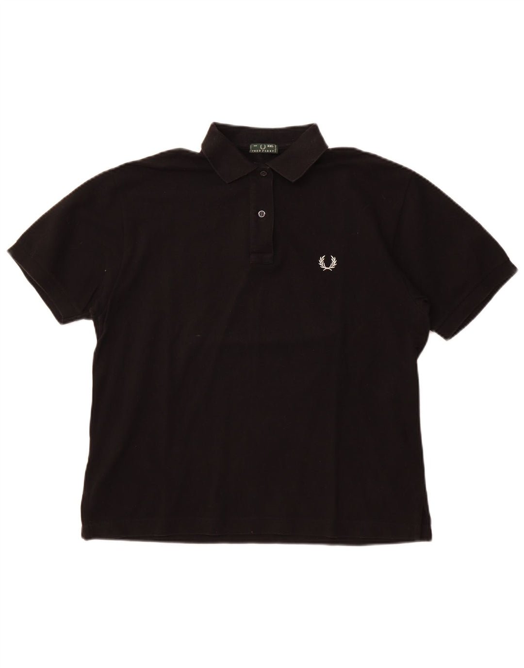 Damska koszulka polo Fred Perry UK 20 2XL, czarna bawełna