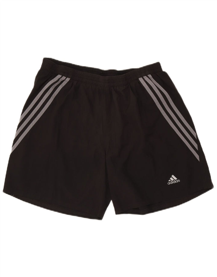 Męskie spodenki sportowe Adidas XL, czarne, poliestrowe
