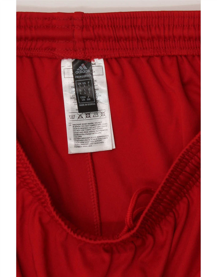 Męskie spodenki sportowe Adidas Aeroready, duże, czerwone, poliestrowe