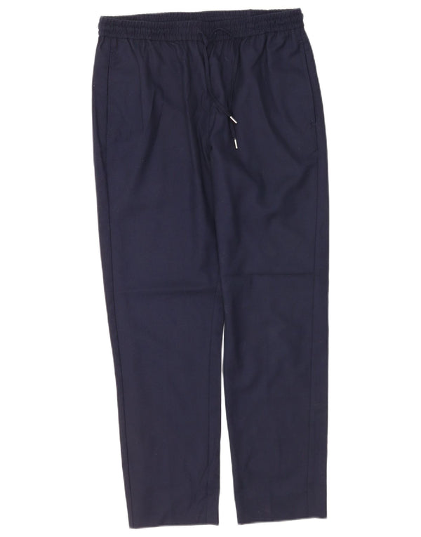 Spodnie damskie Gant Straight Chino UK 8 Small W30 L27 Granatowa wełna