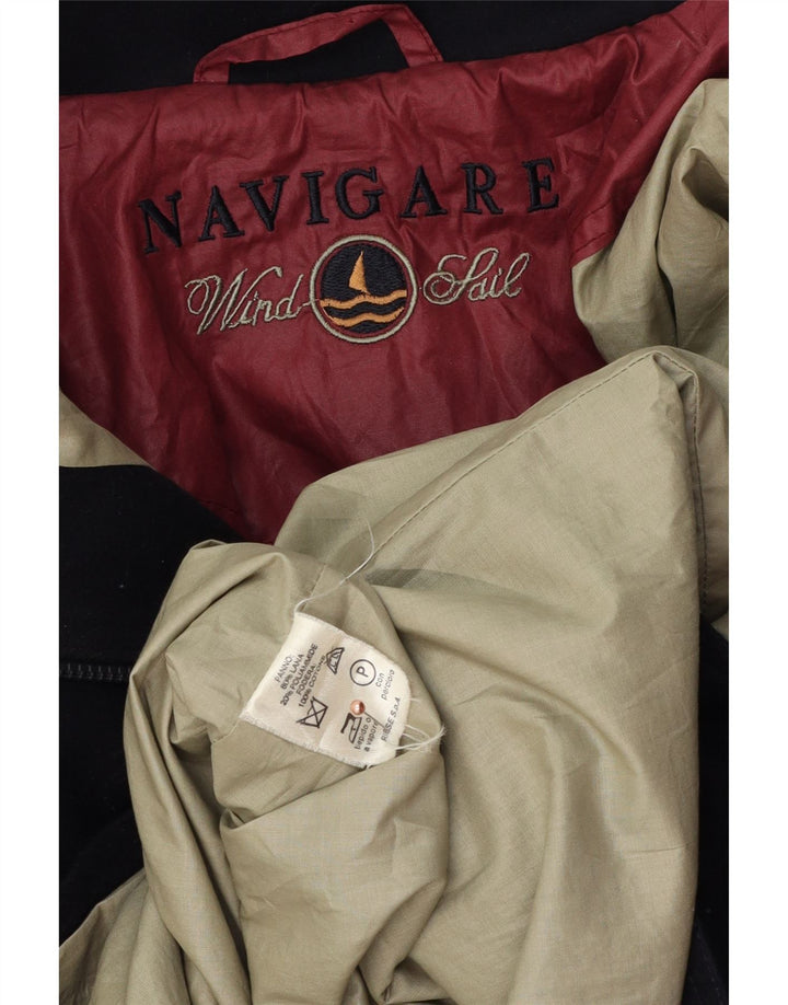 Płaszcz męski Navigare UK 42 XL, granatowy, wełniany