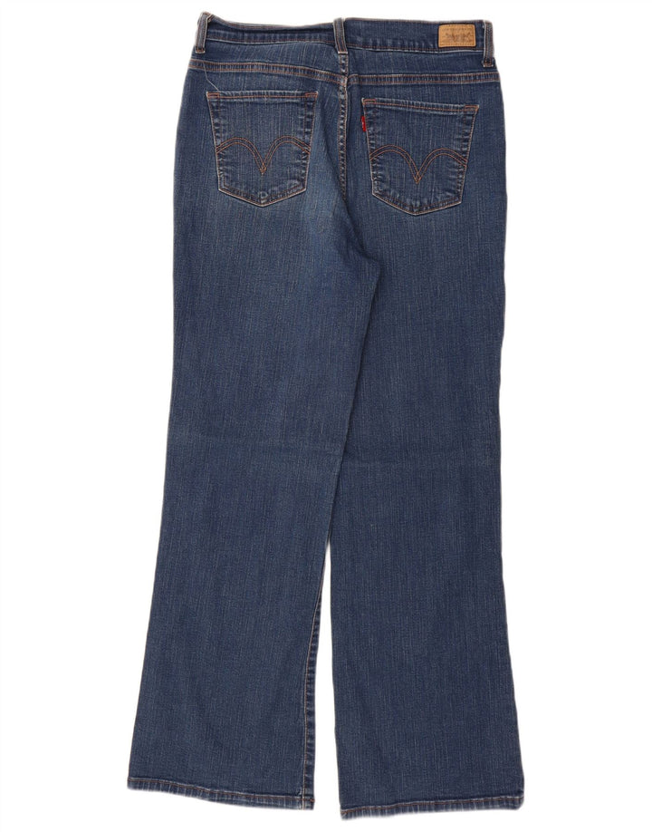Jeansy Levi's Damskie 512 Idealnie Wyszczuplające Bootcut US 12 Duże W28 L30 Niebieskie