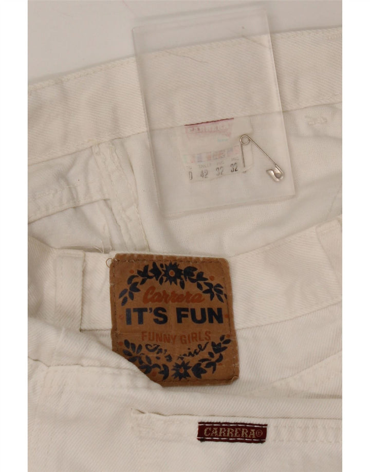Damska spódnica dżinsowa CARRERA IT 42 Medium W32 Biała bawełna