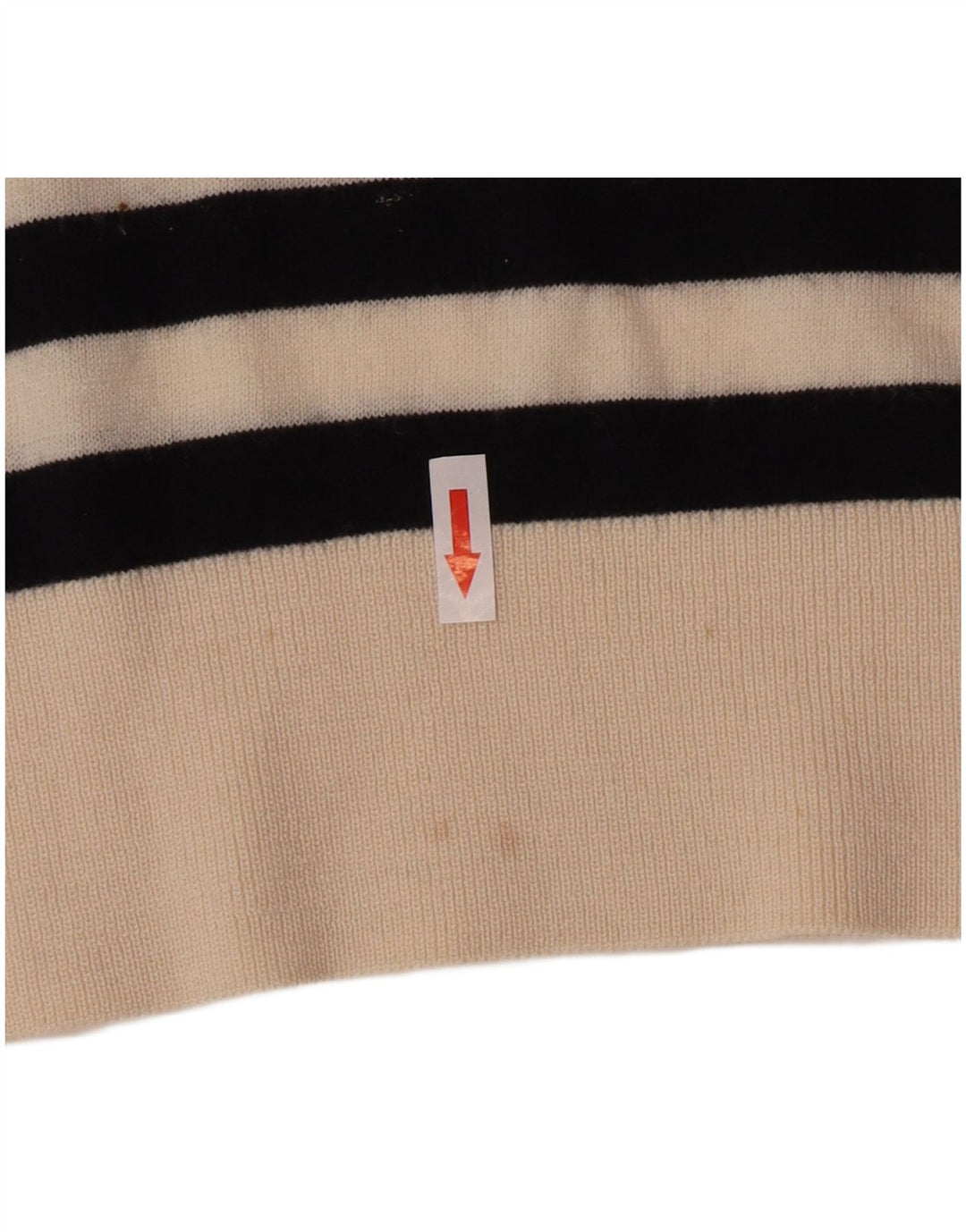 Cos Damski sweter oversize z okrągłym dekoltem UK 10 w małe czarne paski