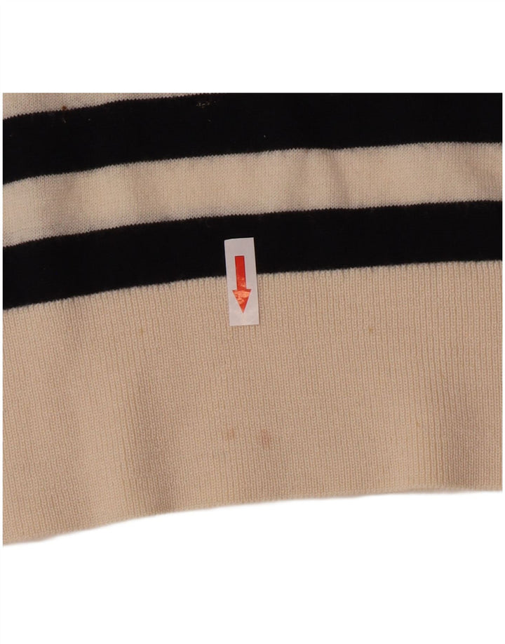 Cos Damski sweter oversize z okrągłym dekoltem UK 10 w małe czarne paski