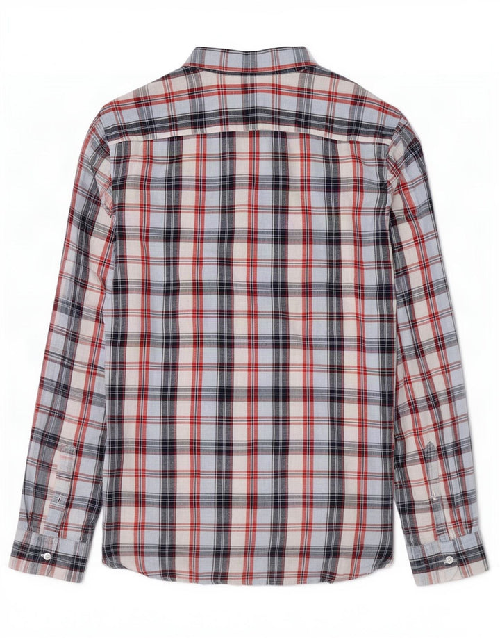 Lniana koszula męska Levi's w średnią wielobarwną kratkę