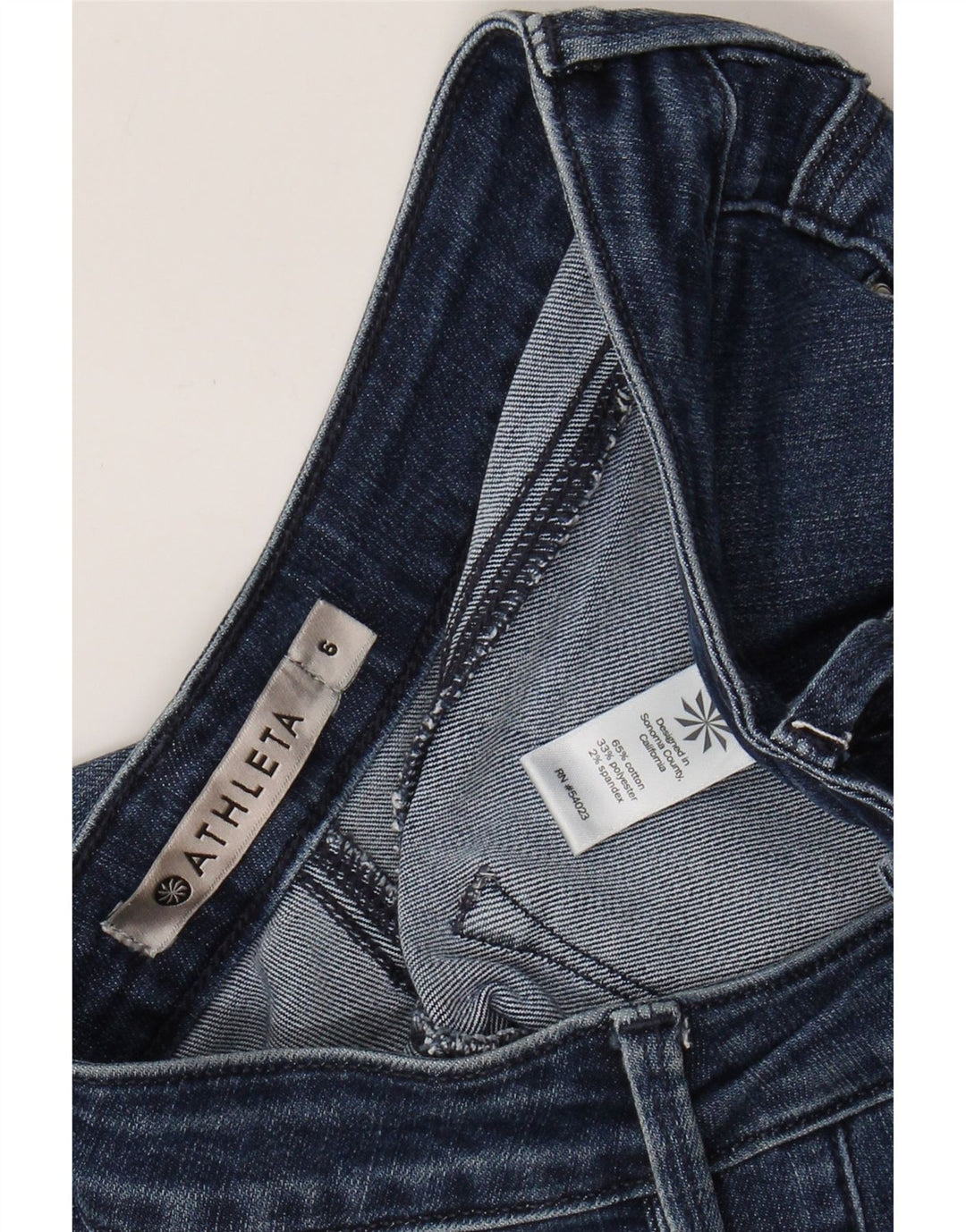 Damskie jeansy skinny ATHLETA US 6 Medium W30 L29 Niebieskie, bawełniane